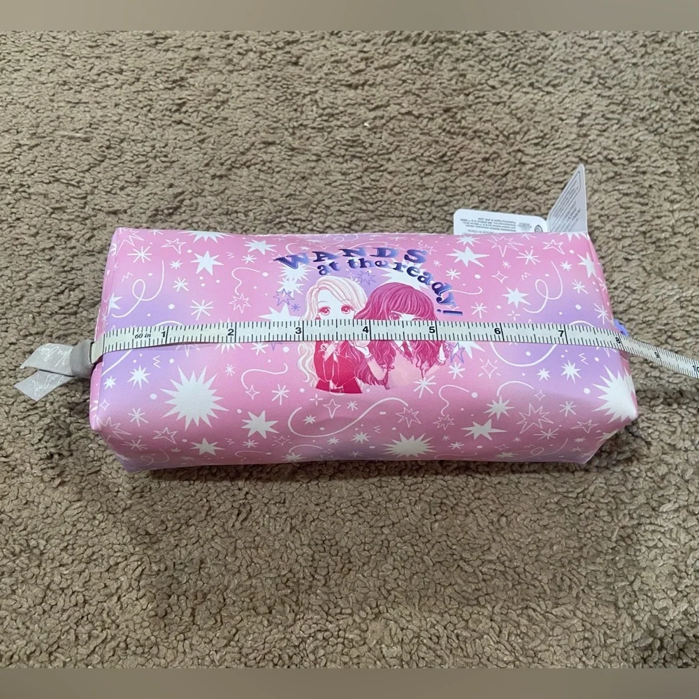 Primark Harry Potter Set Purple Chibi Wands At The Ready Pencil Case & Notebook